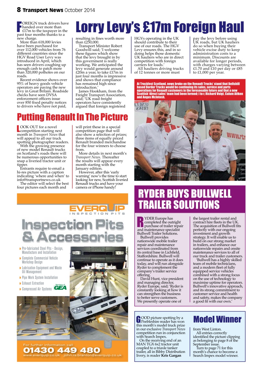 Transport News Preview Pages