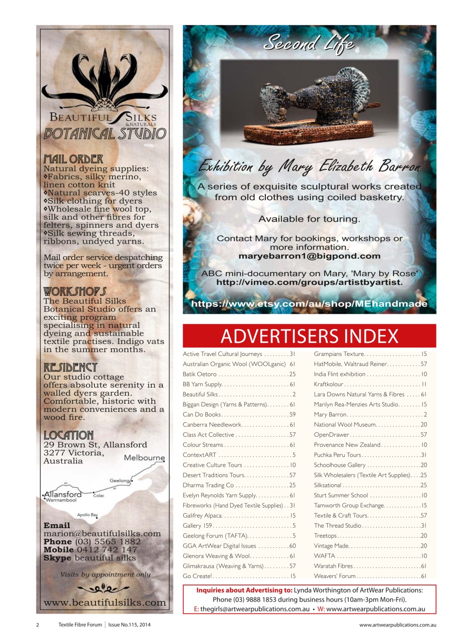 Textile Fibre Forum Preview Pages