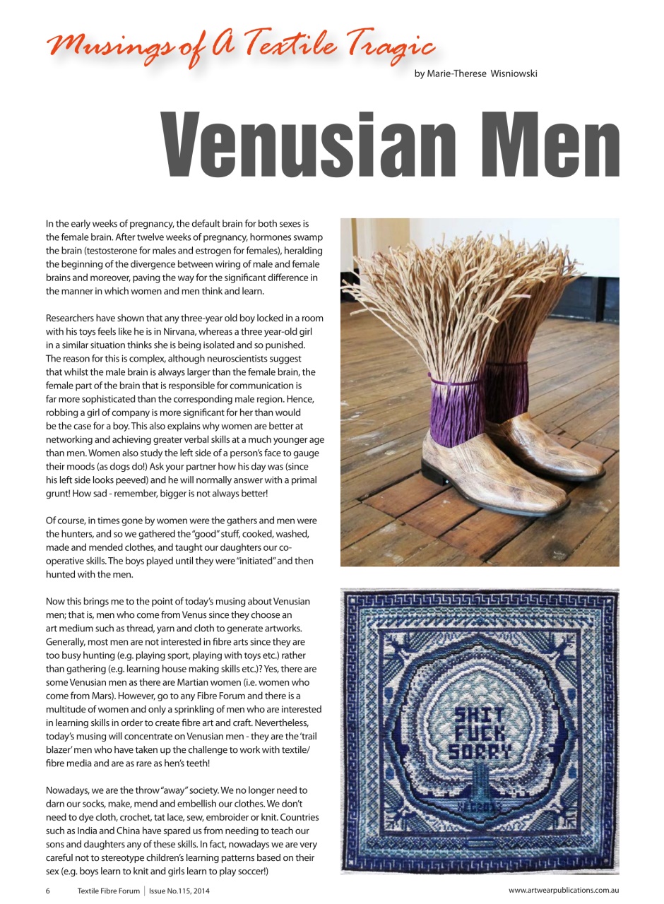 Textile Fibre Forum Preview Pages