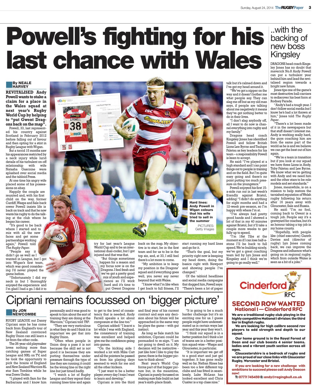 The Rugby Paper Preview Pages