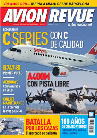 Avion Revue Internacional issue Numero 347 Mayo 2011