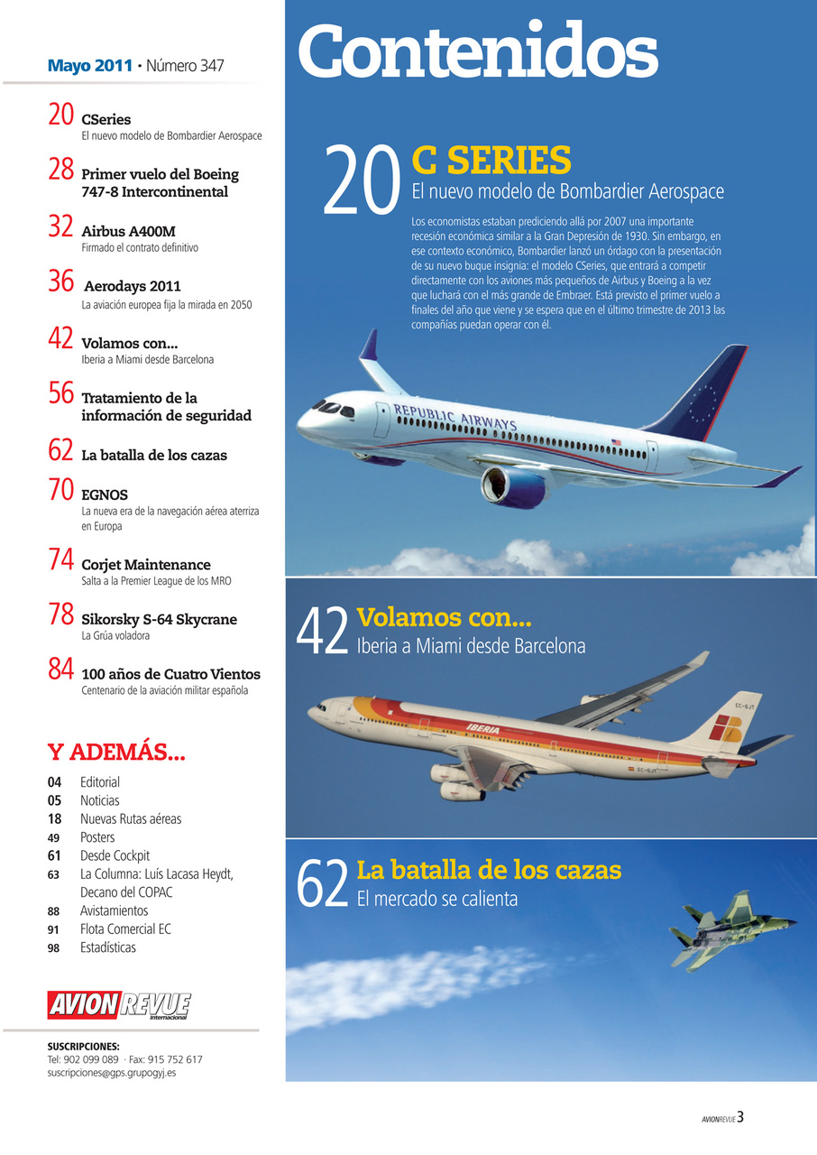 Avion Revue Internacional Preview Pages