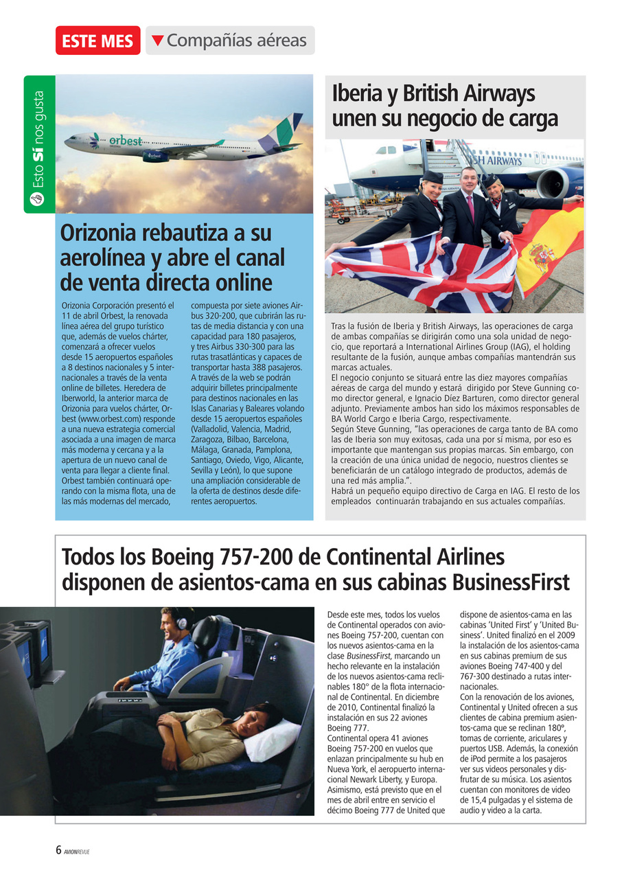 Avion Revue Internacional Preview Pages