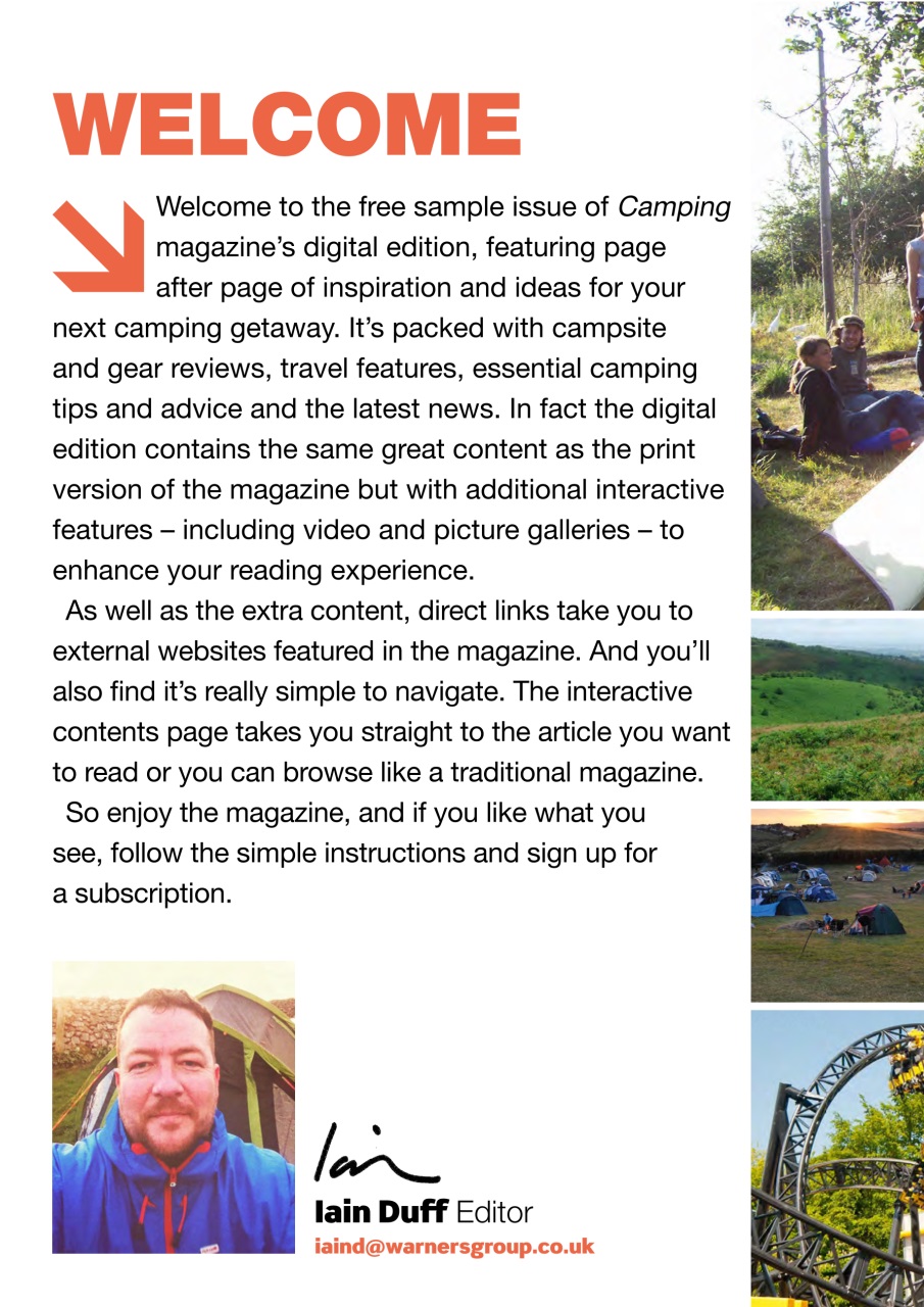 Camping Preview Pages