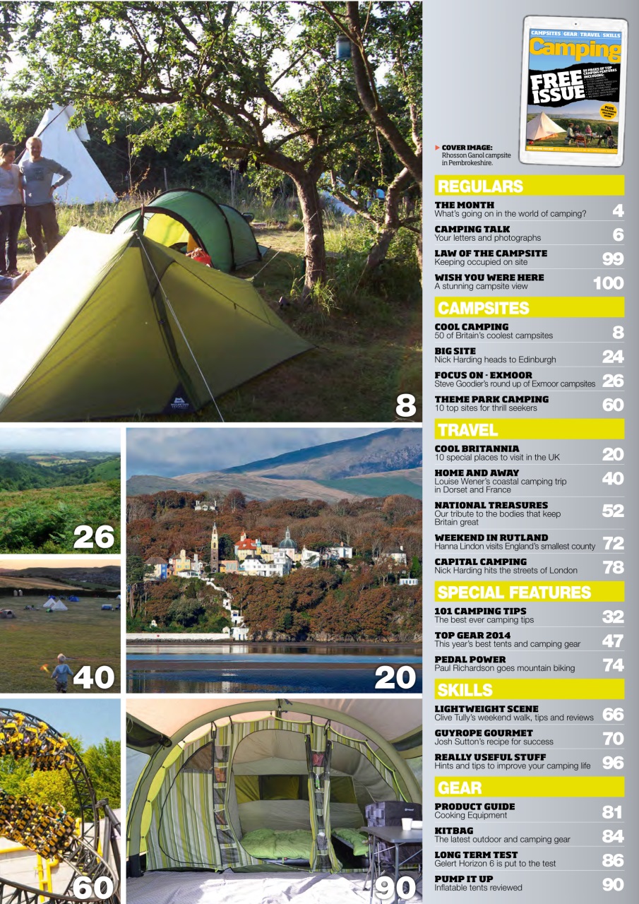 Camping Preview Pages