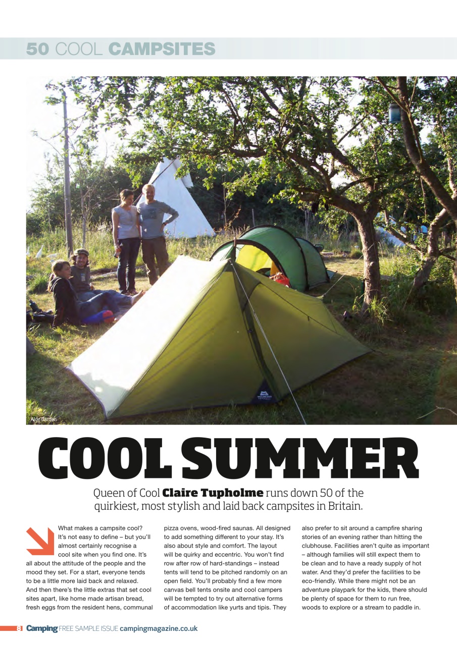 Camping Preview Pages