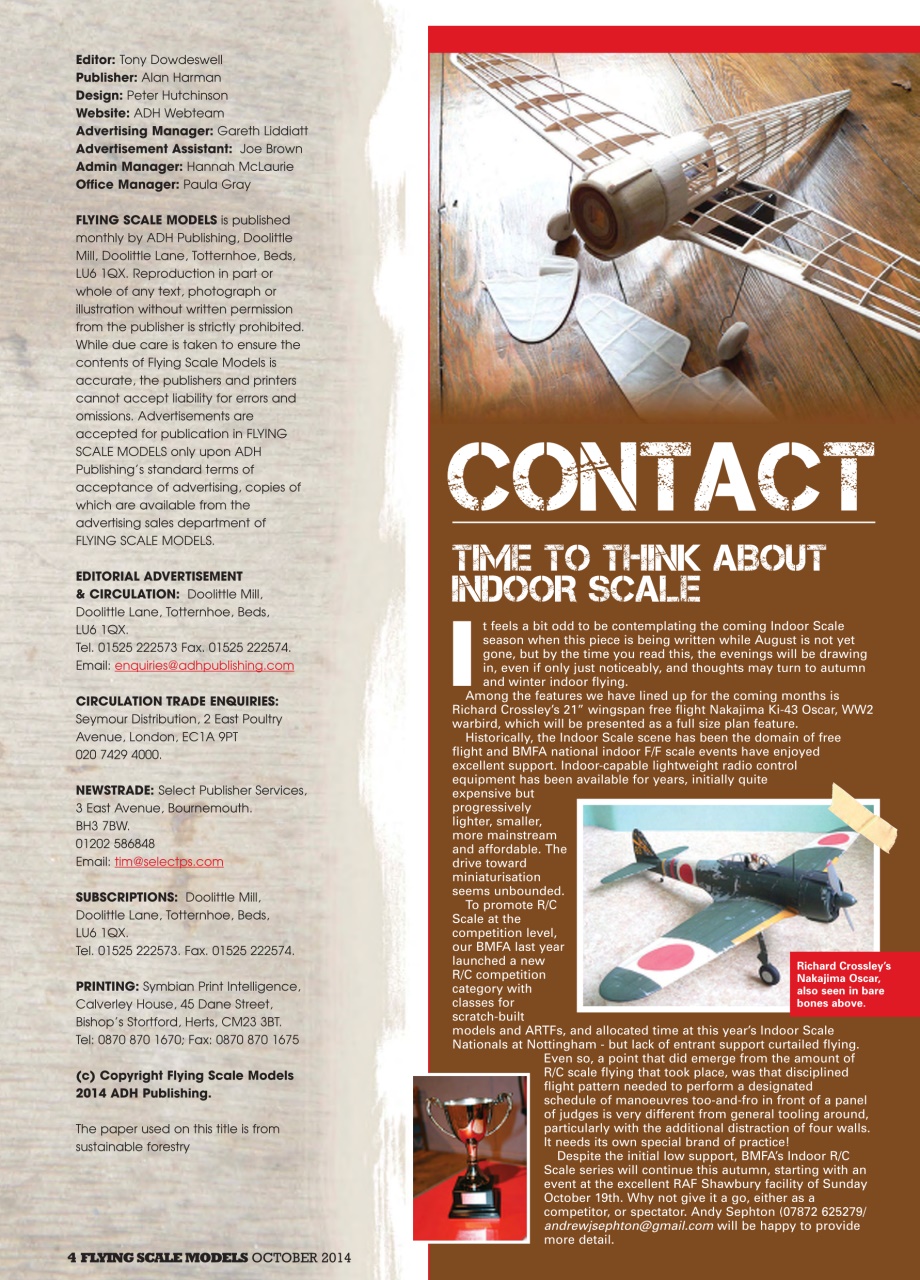 Flying Scale Models Preview Pages