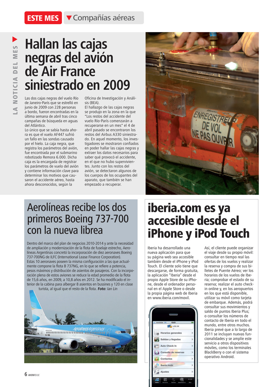 Avion Revue Internacional Preview Pages