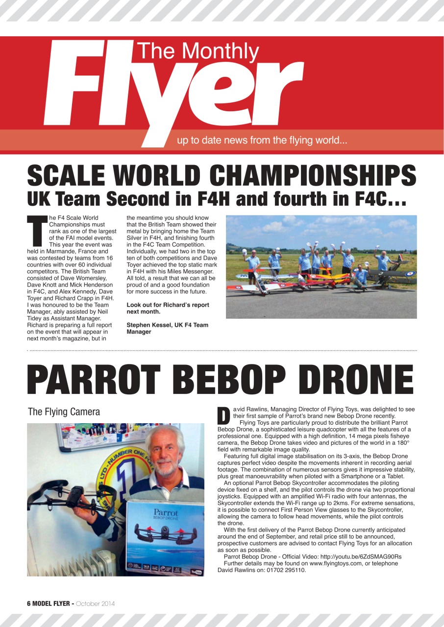 Radio Control Model Flyer Preview Pages