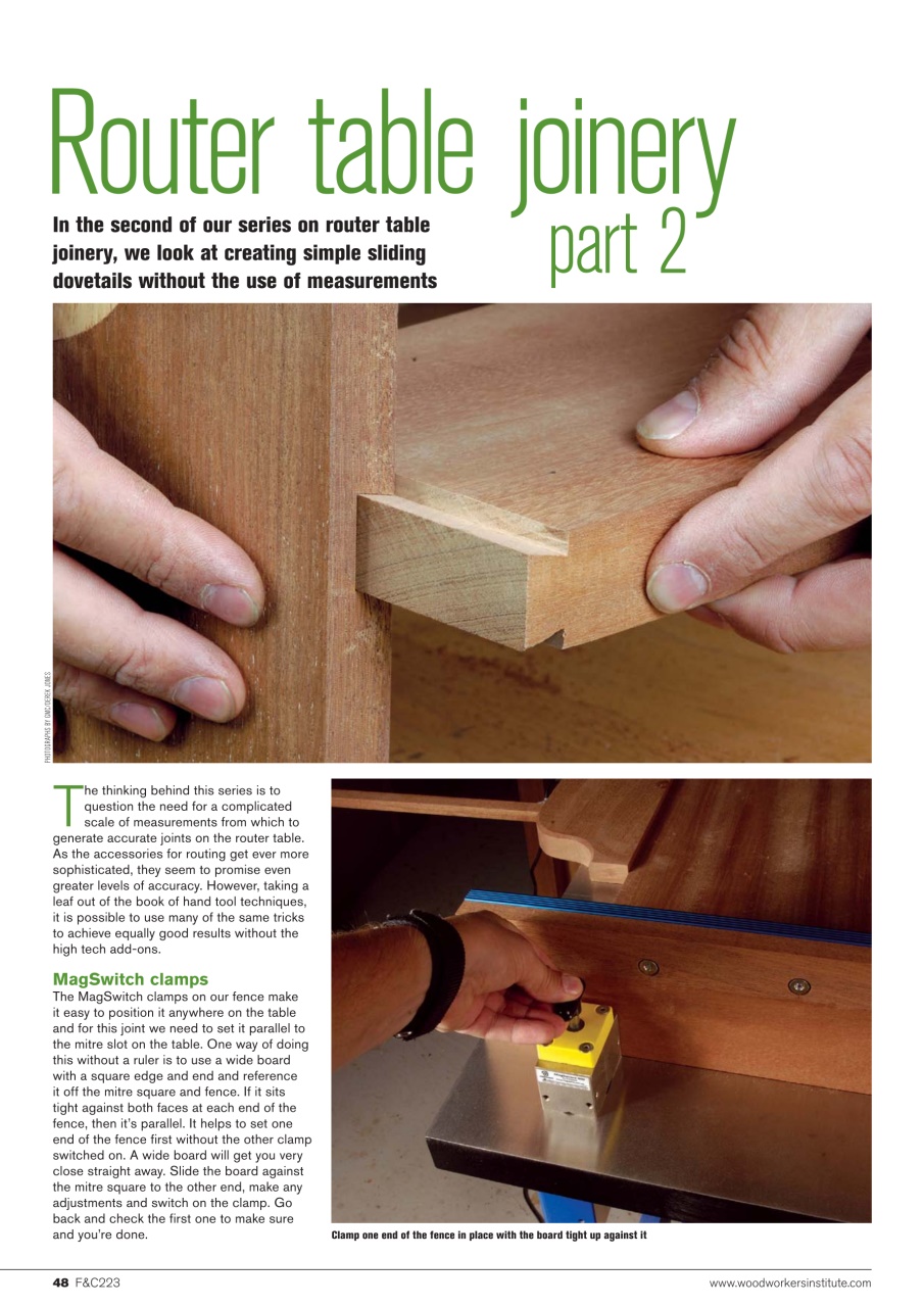 Furniture & Cabinetmaking Preview Pages