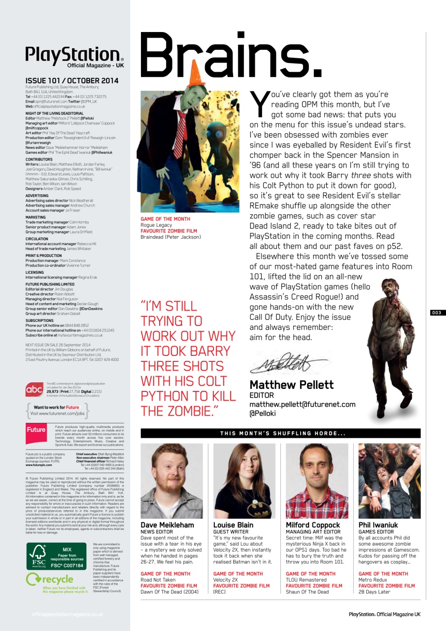 PLAY Magazine Preview Pages