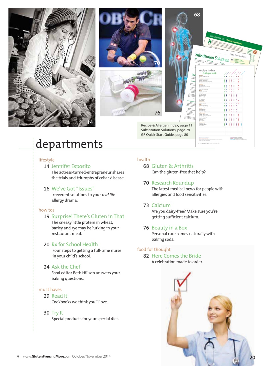 Gluten Free & More Preview Pages