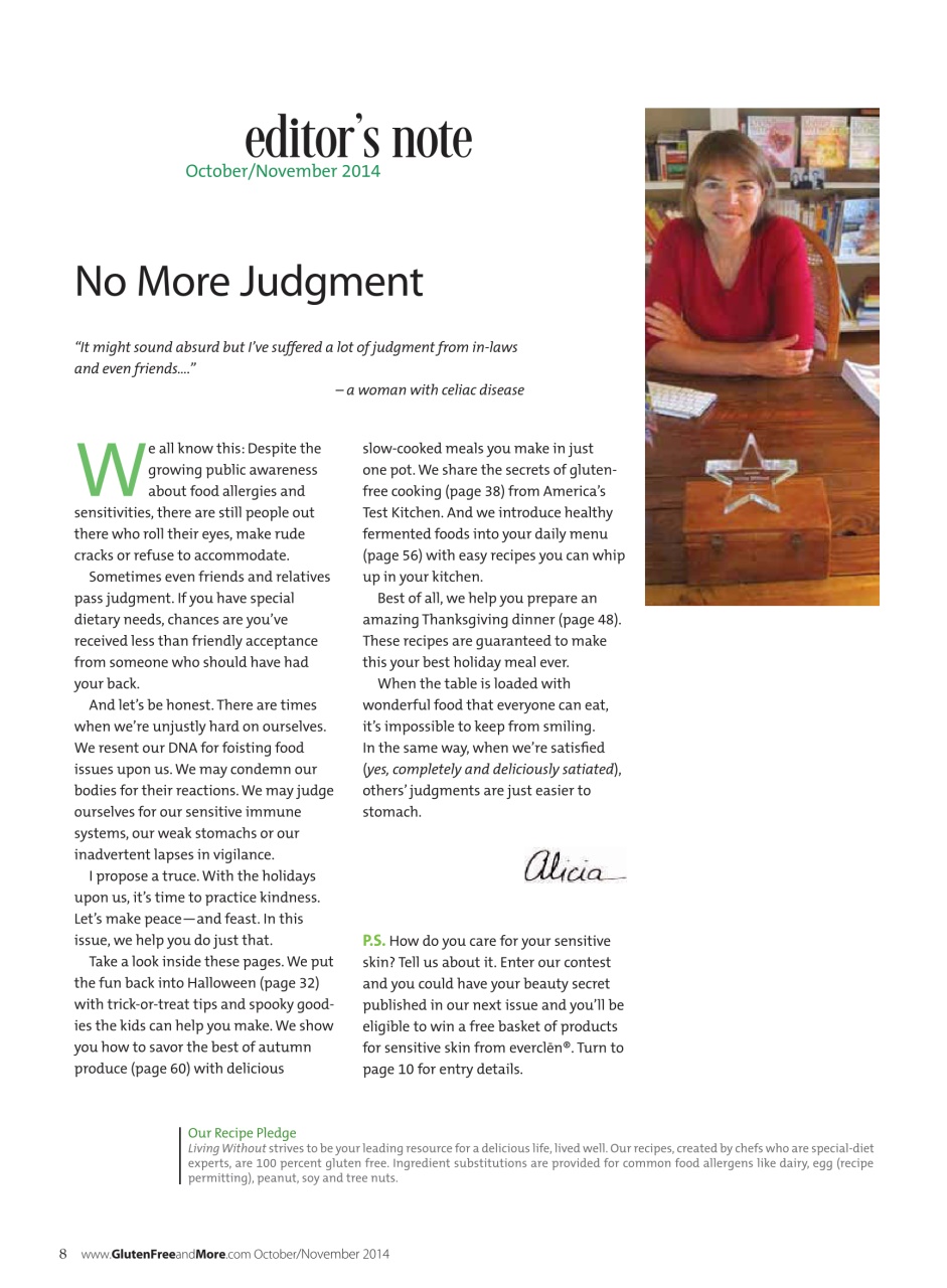 Gluten Free & More Preview Pages