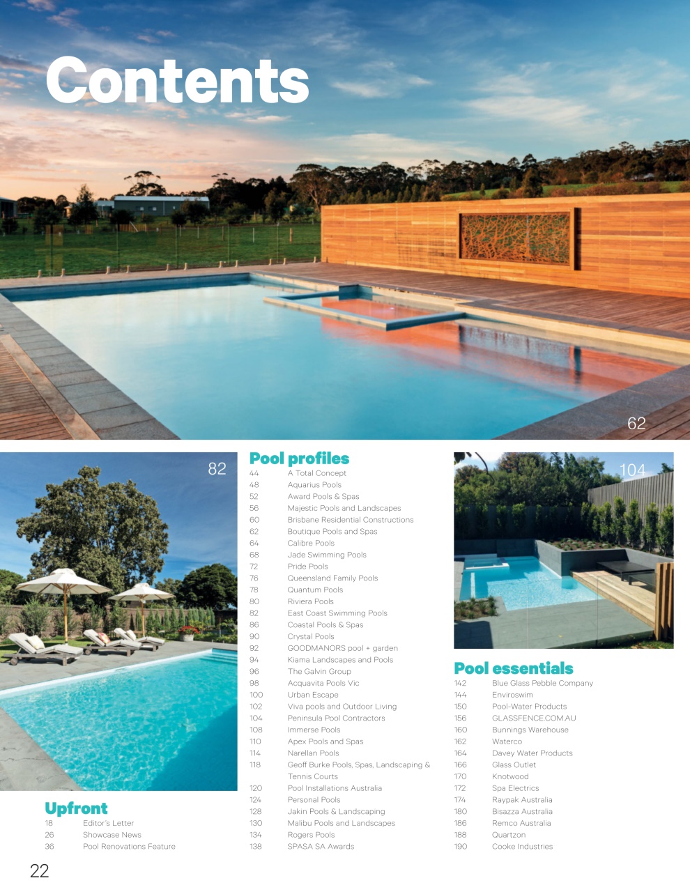 Poolside Showcase Preview Pages