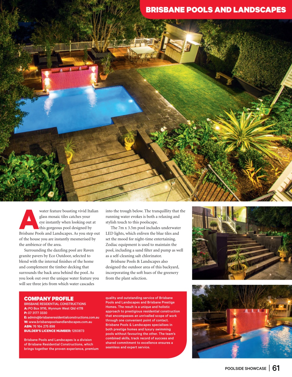 Poolside Showcase Preview Pages