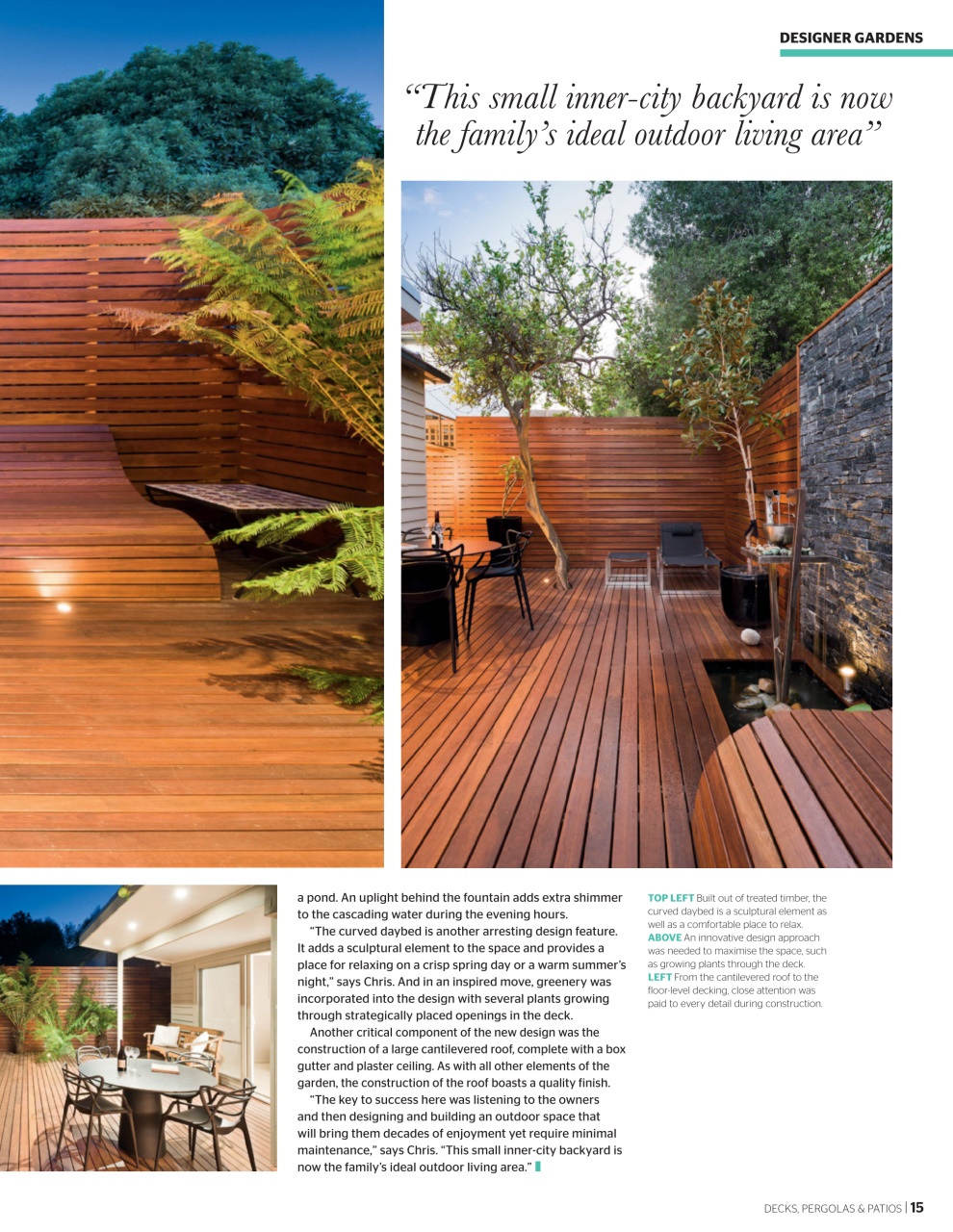 Backyard & Outdoor Living Preview Pages
