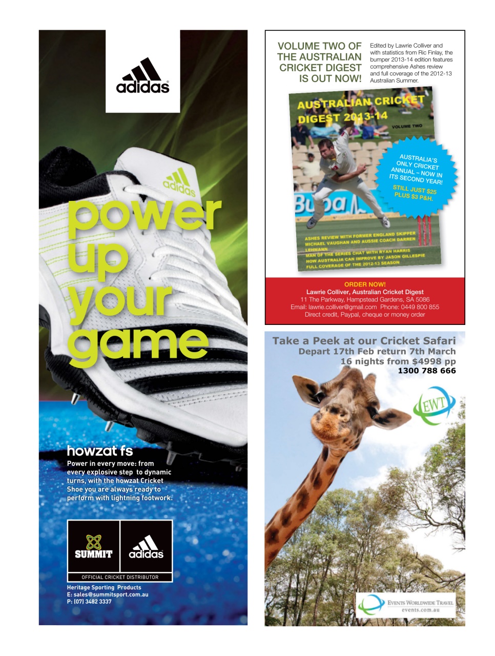 Cricket Summer Guide Preview Pages