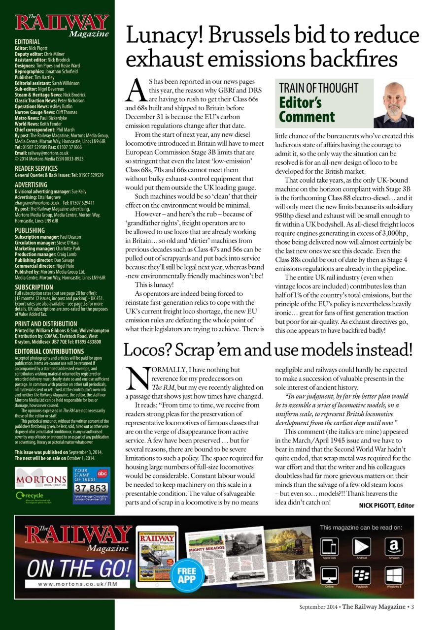 Railway Magazine Preview Pages