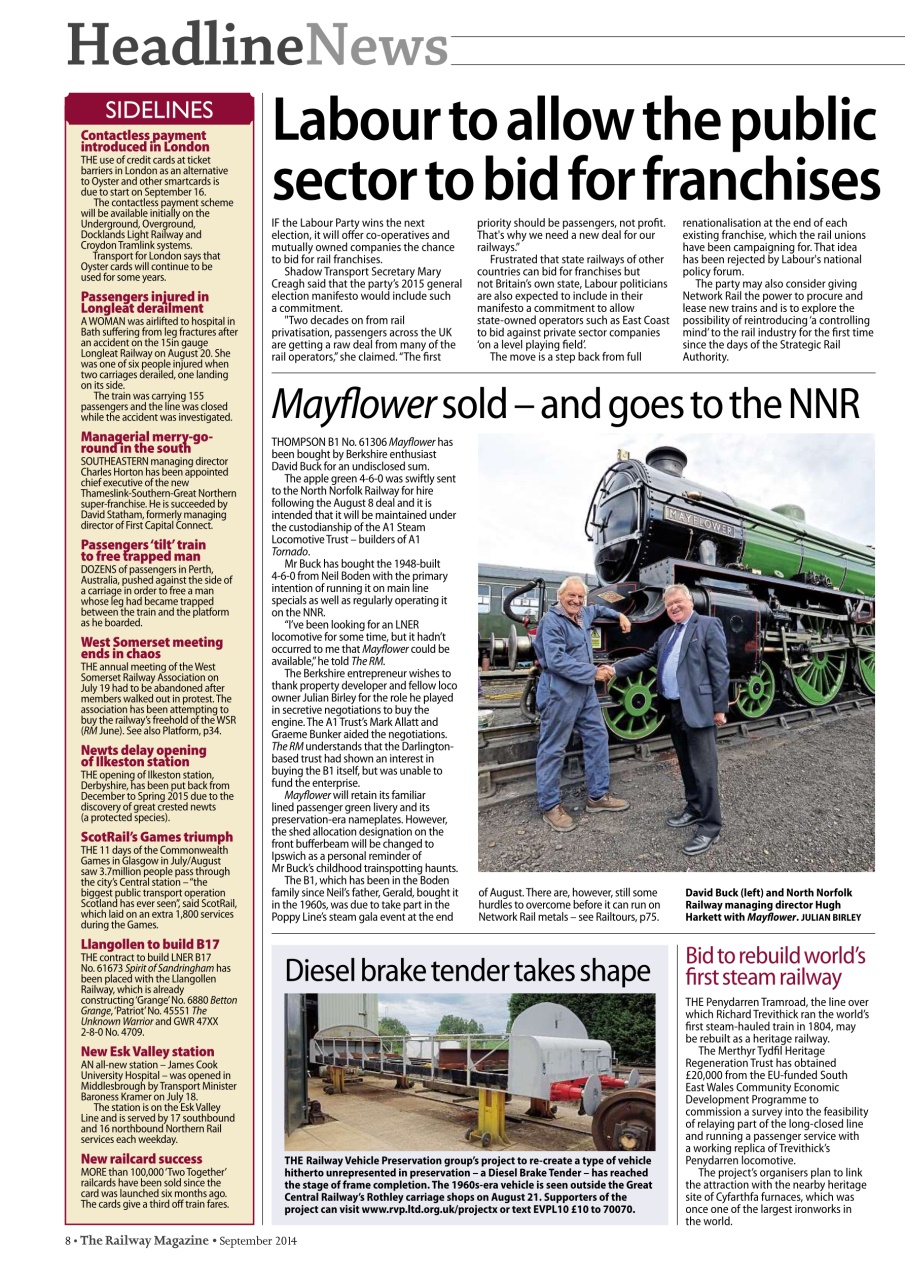 Railway Magazine Preview Pages