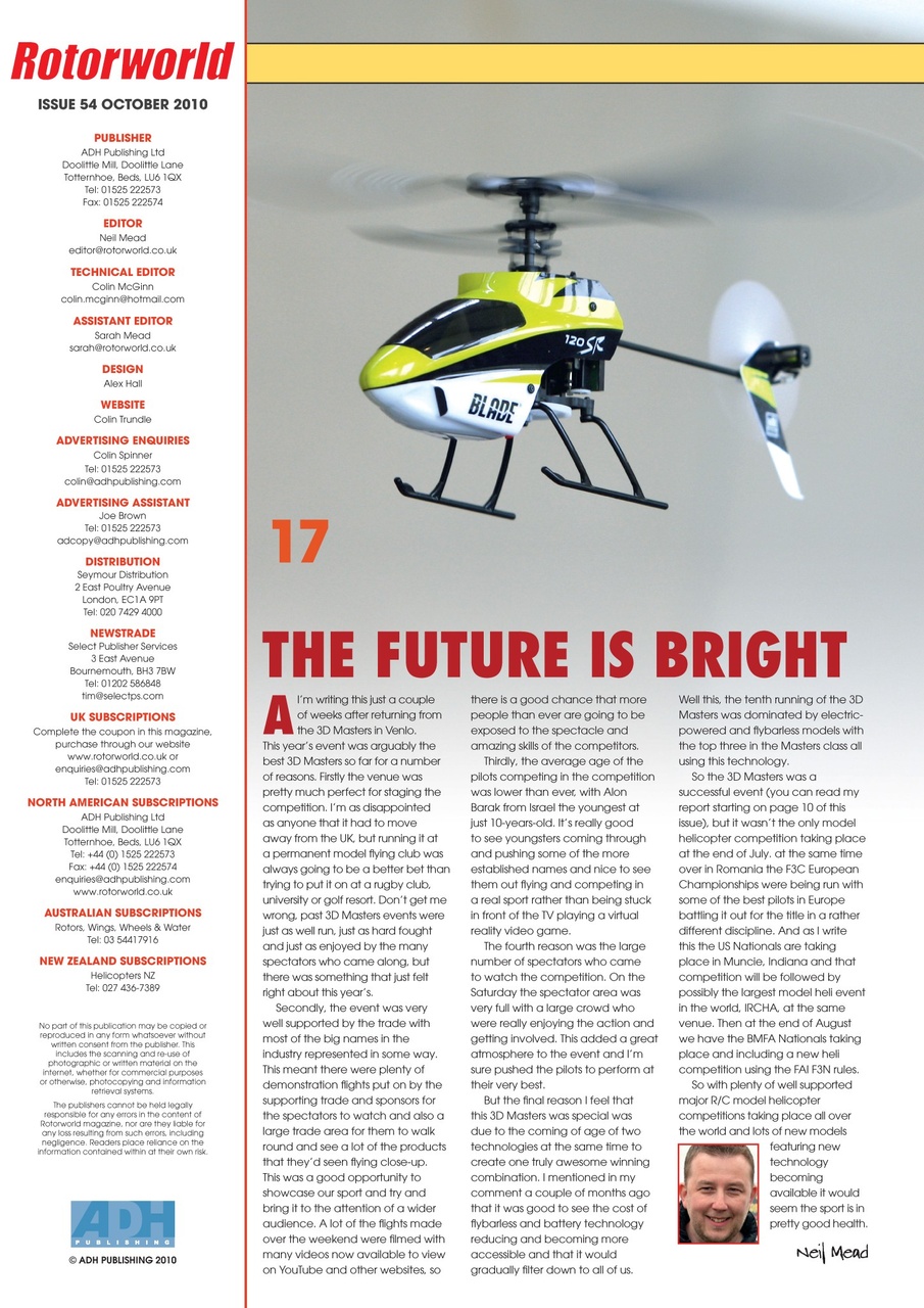 Radio Control Rotor World Preview Pages