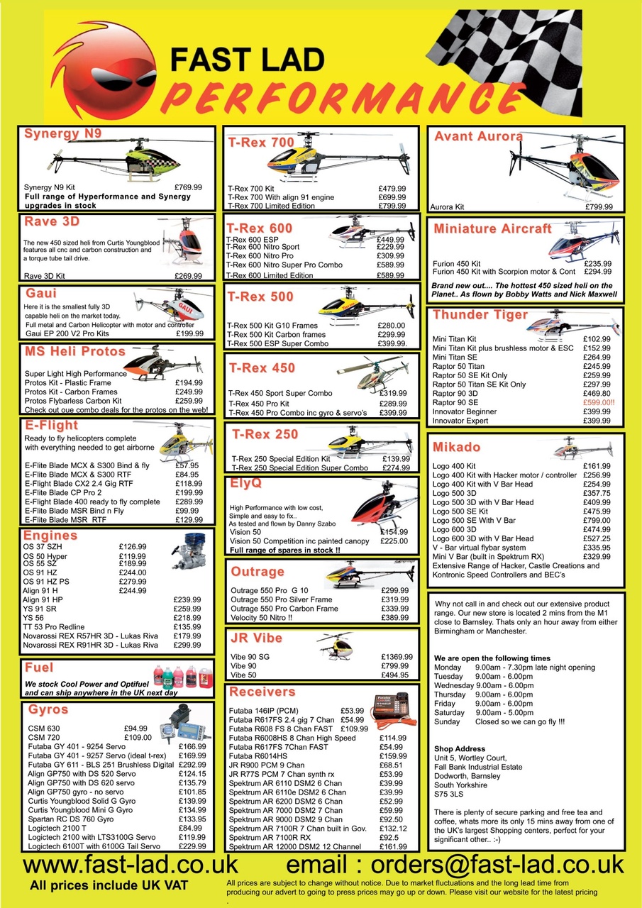 Radio Control Rotor World Preview Pages