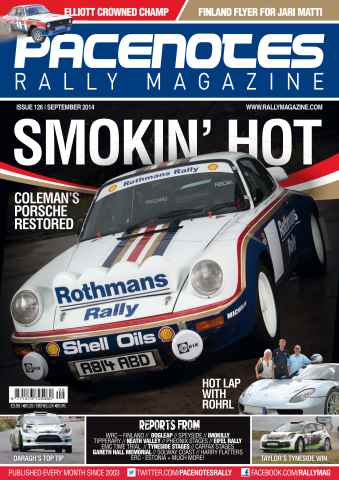 Pacenotes Rally magazine issue Issue 126 - September 2014