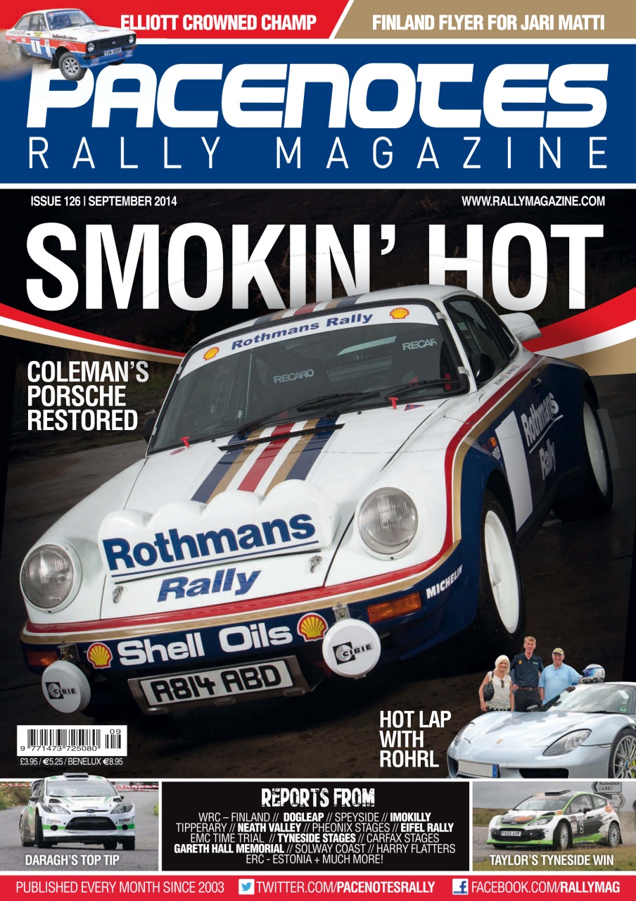 Pacenotes Rally magazine Preview Pages