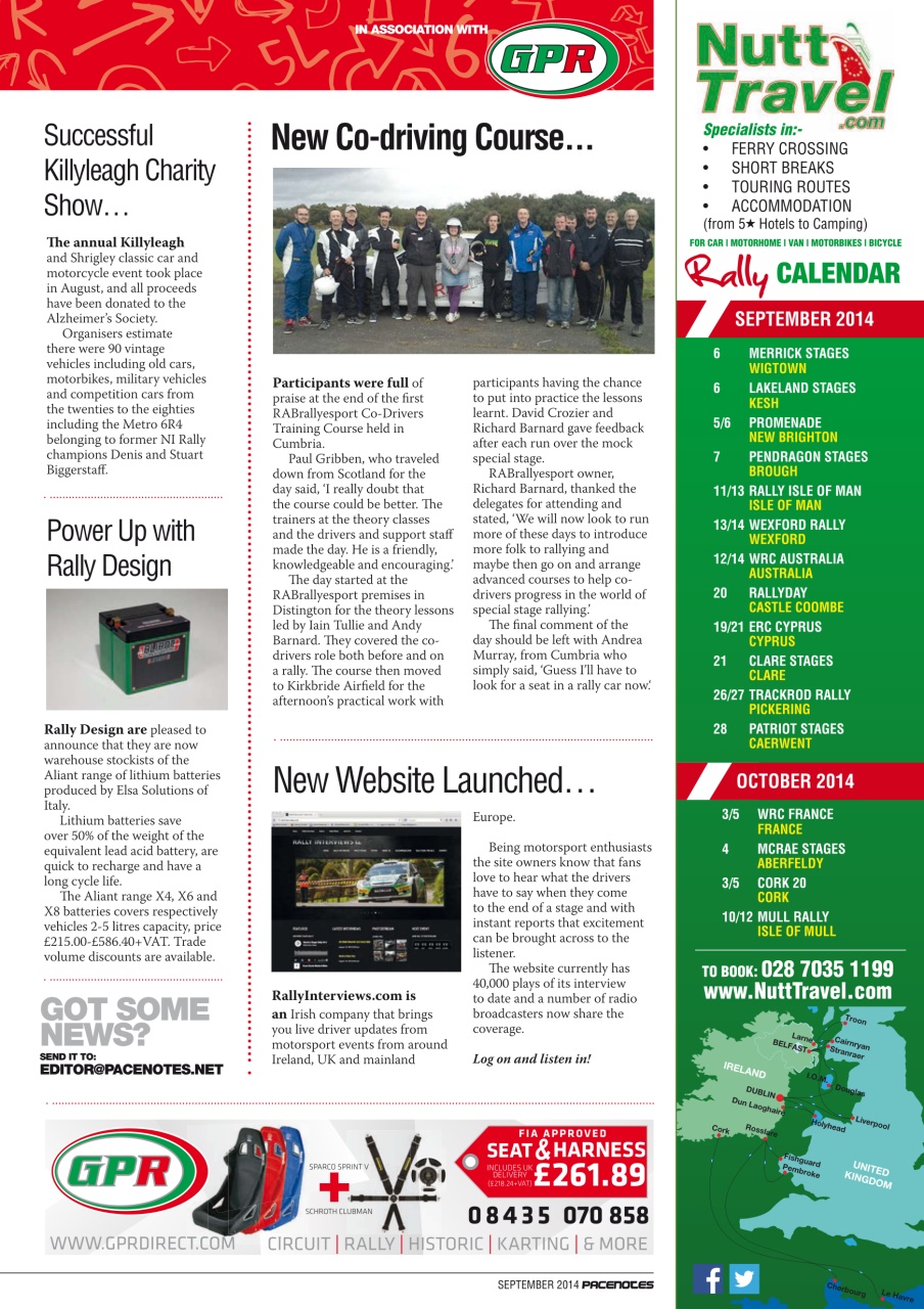 Pacenotes Rally magazine Preview Pages