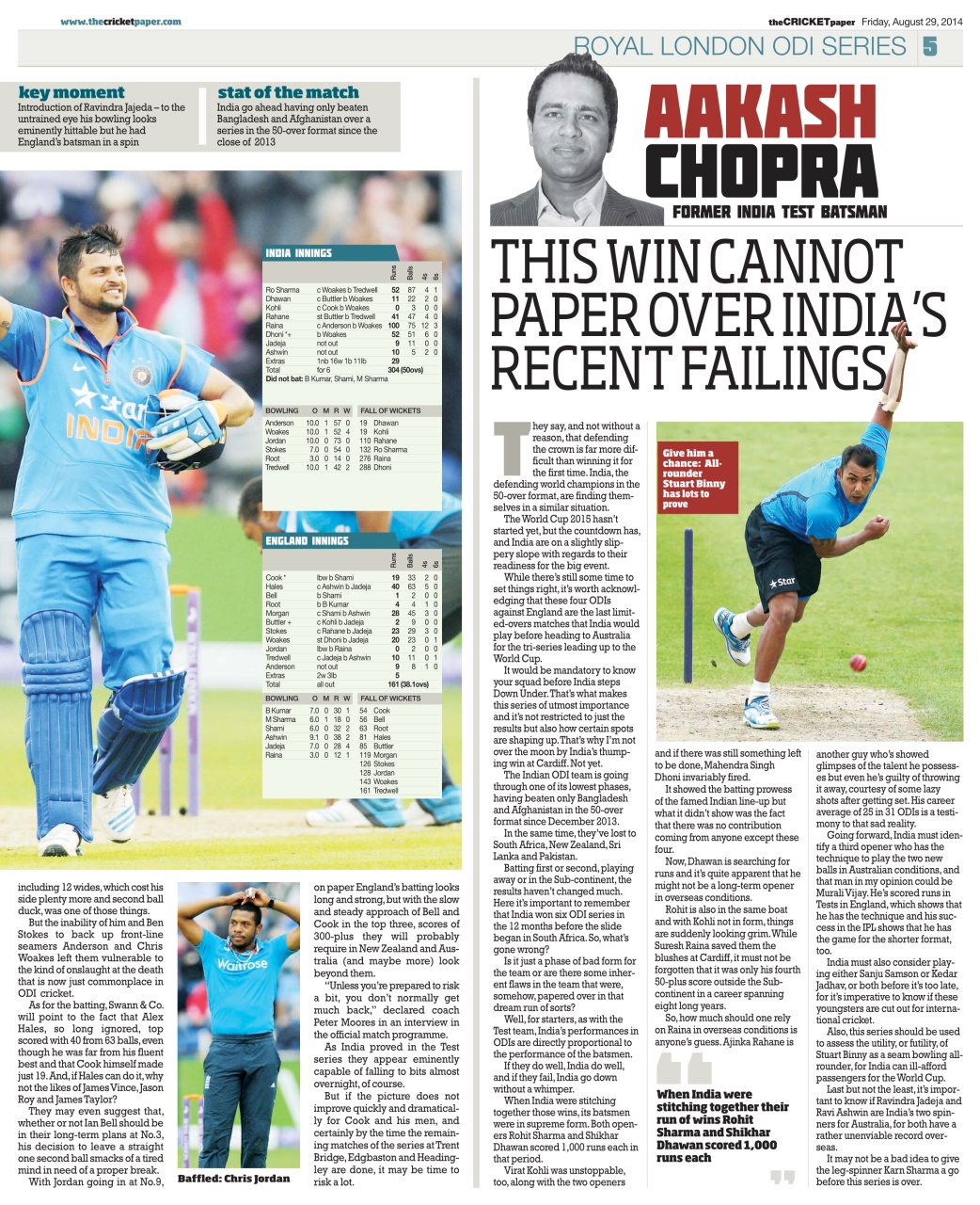 The Cricket Paper Preview Pages