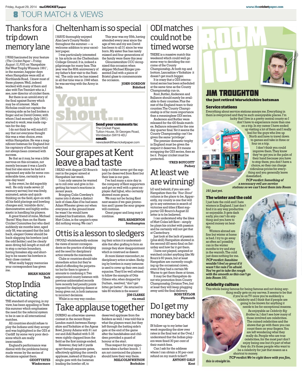 The Cricket Paper Preview Pages