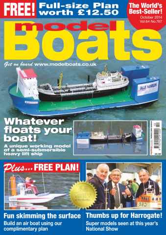 Model Boats issue October 2014