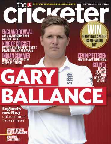 The Cricketer Magazine issue September 2014