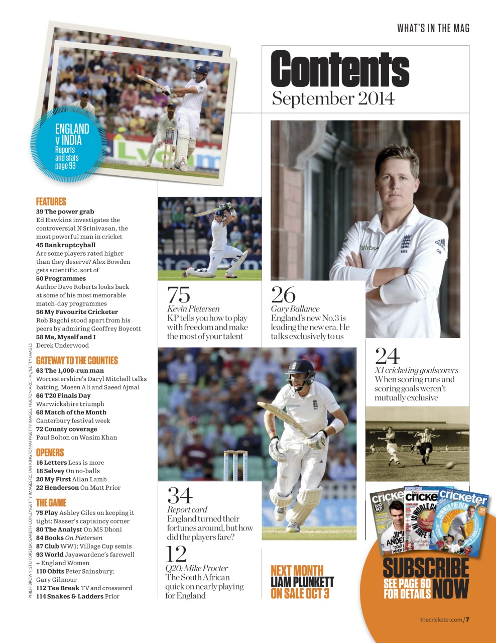 The Cricketer Magazine Preview Pages