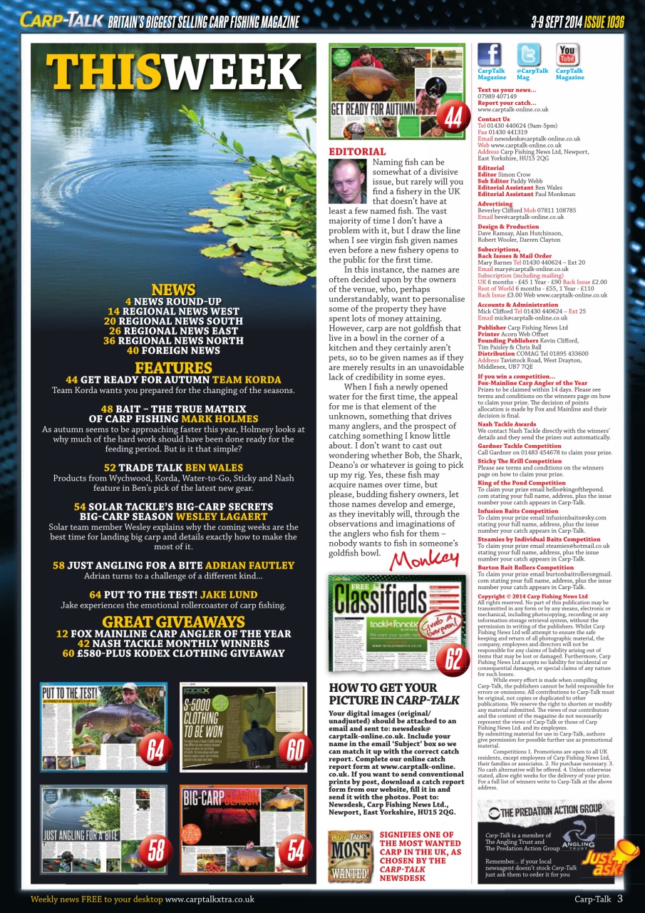 Carp-Talk Preview Pages