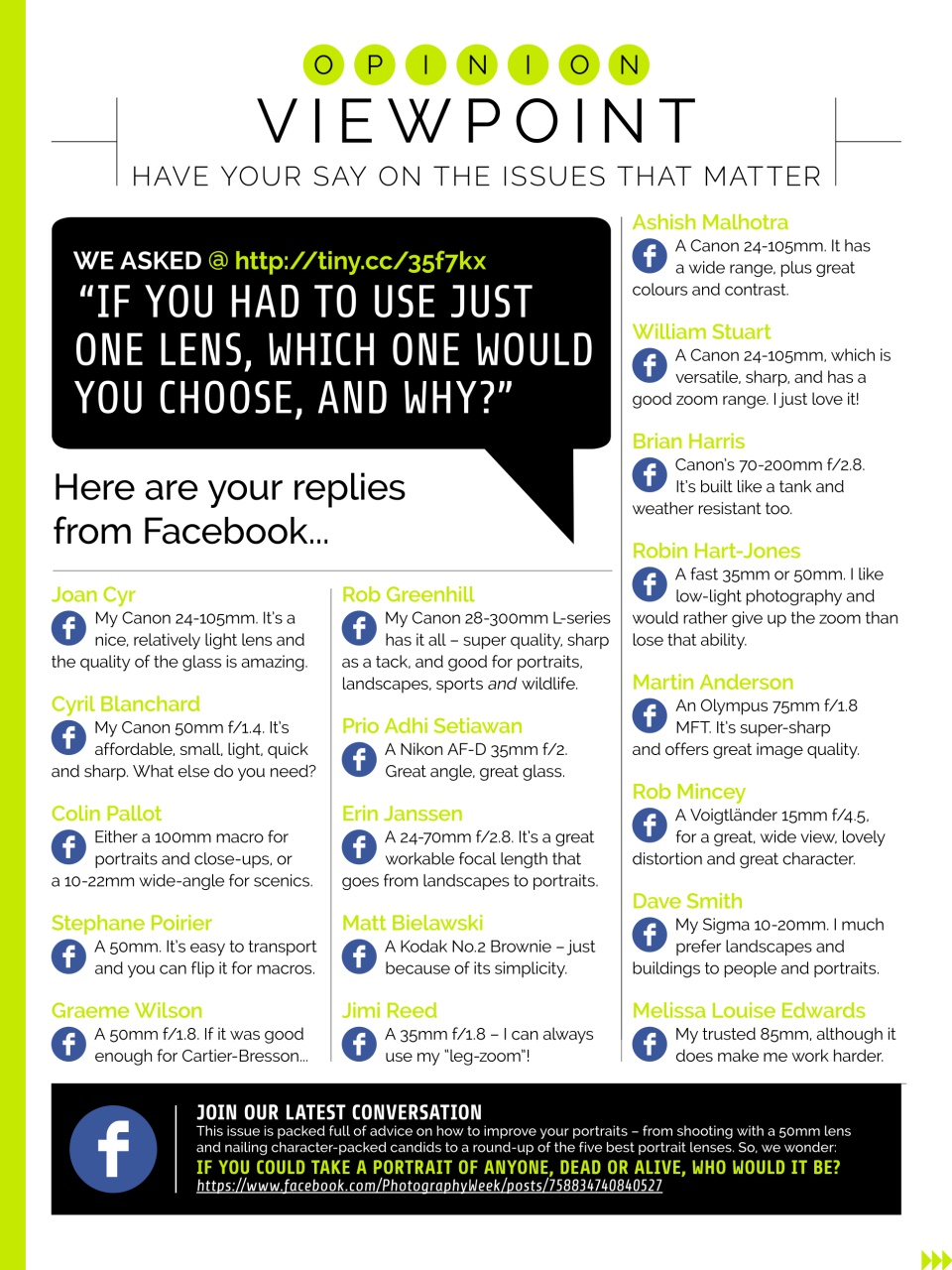 Photography Week Preview Pages