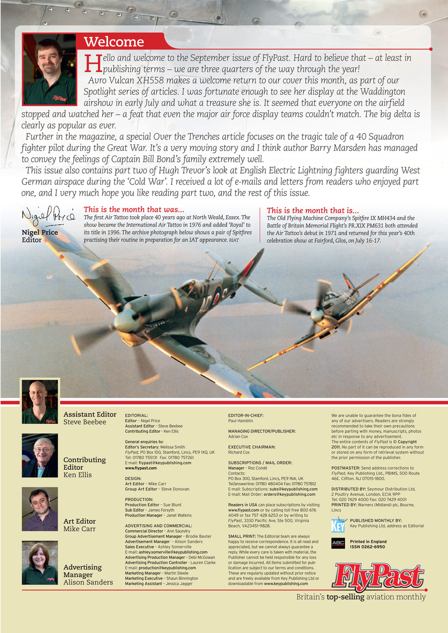 FlyPast Preview Pages