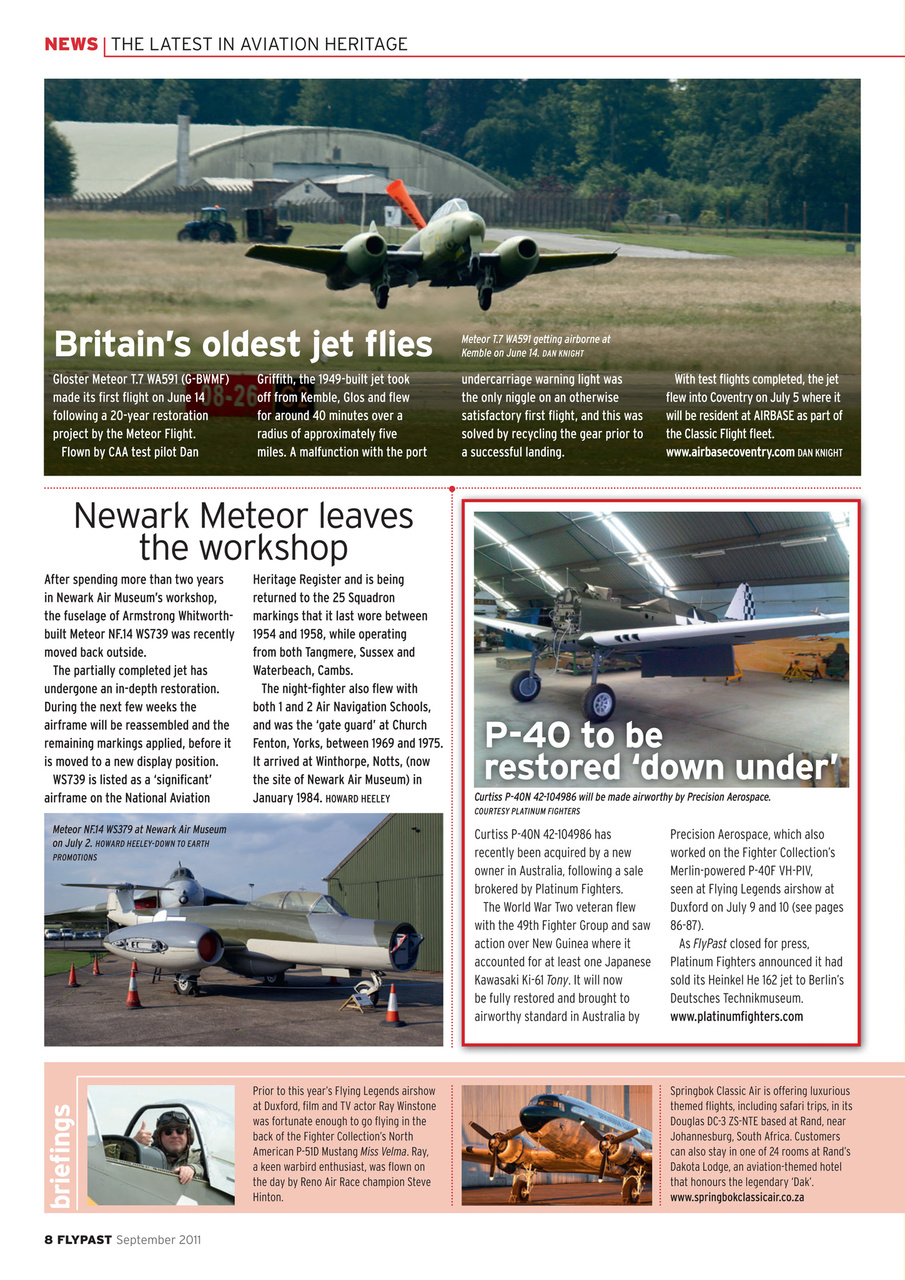 FlyPast Preview Pages