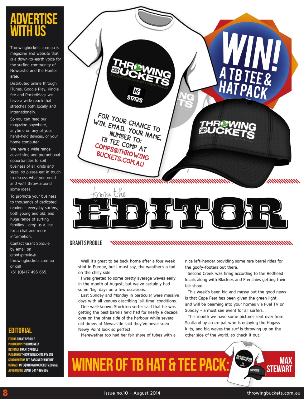 Throwing Buckets Preview Pages