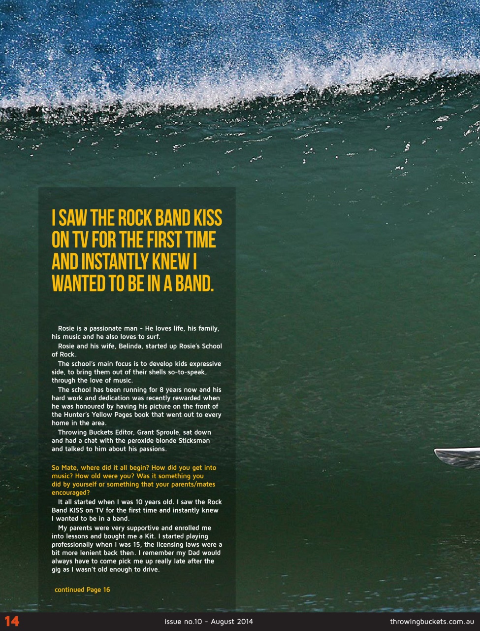 Throwing Buckets Preview Pages