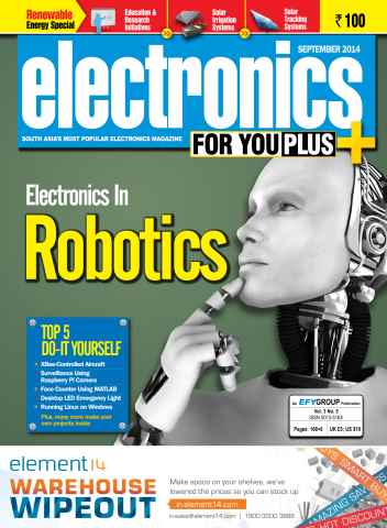 Electronics For You issue September 2014