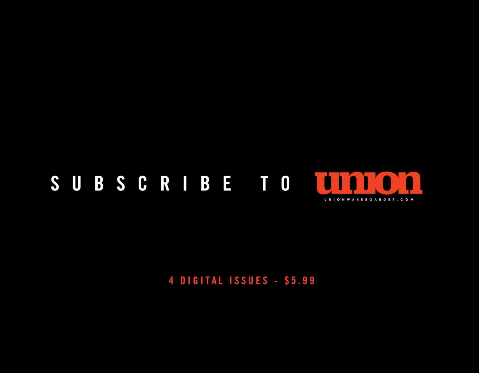 Union Wakeboarder Preview Pages