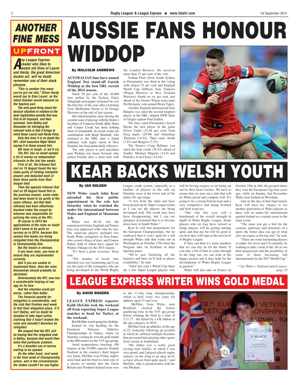 League Express Preview Pages