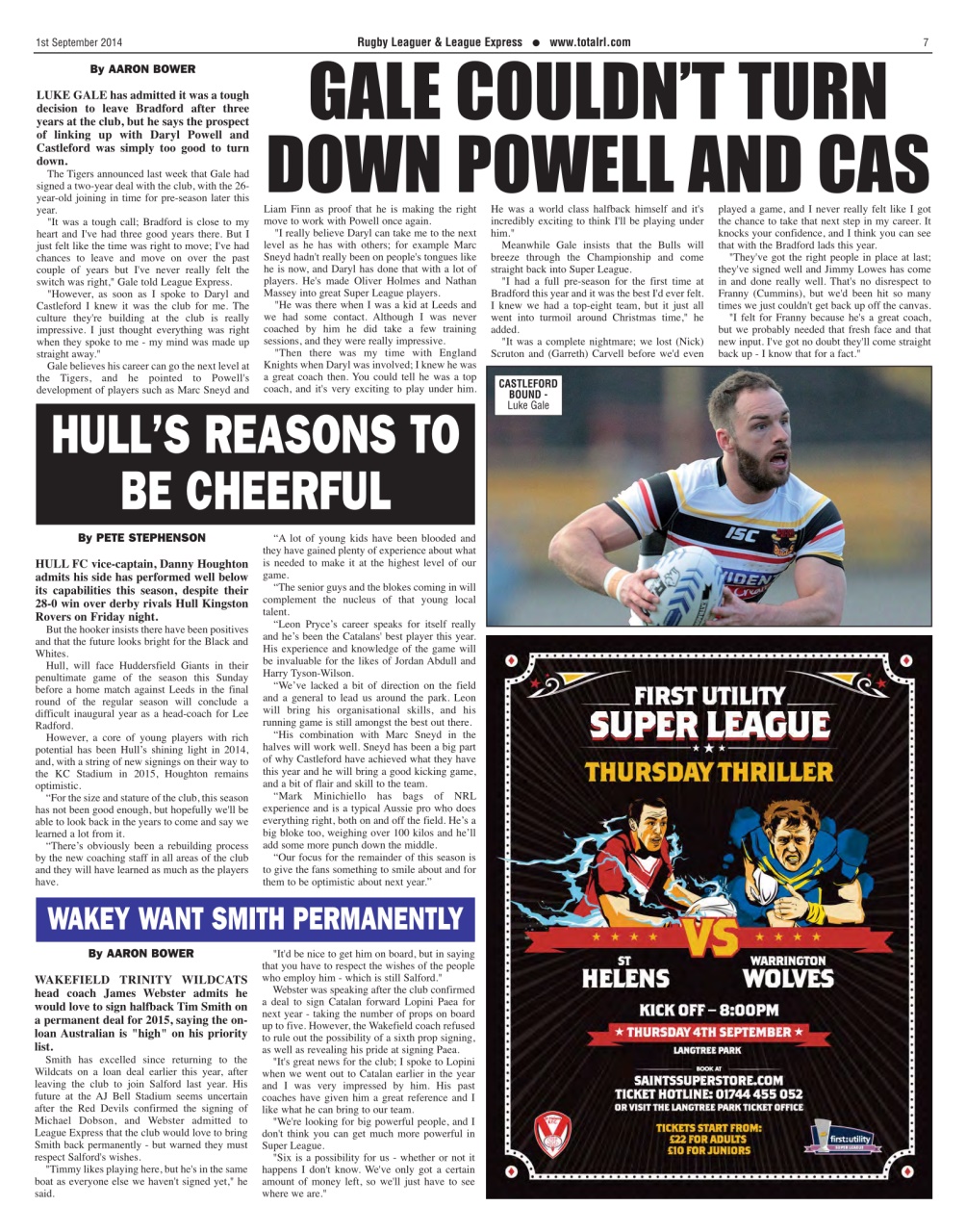 League Express Preview Pages