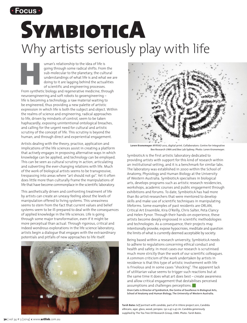 Artlink Magazine Preview Pages