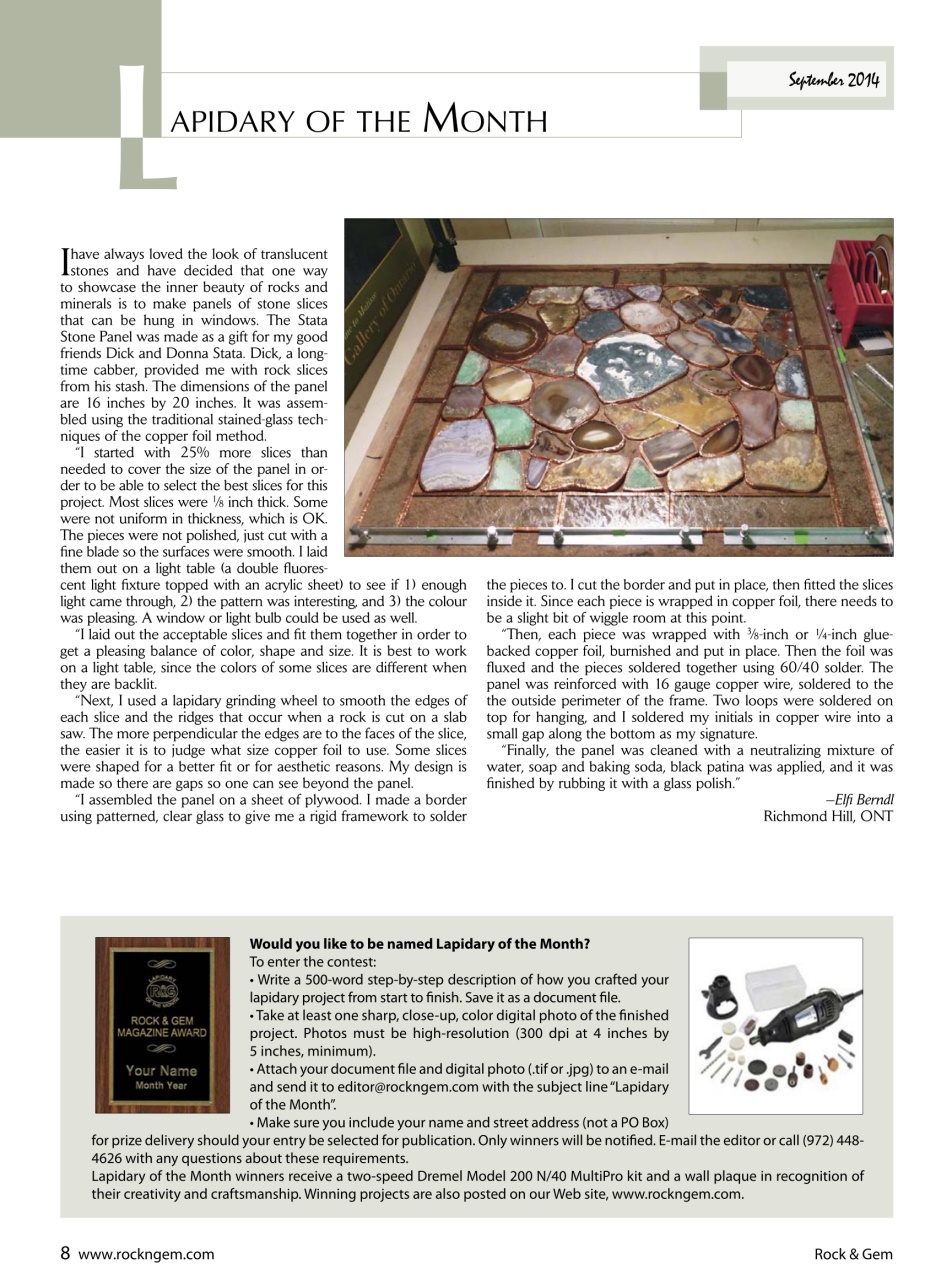 Rock&Gem Magazine Preview Pages