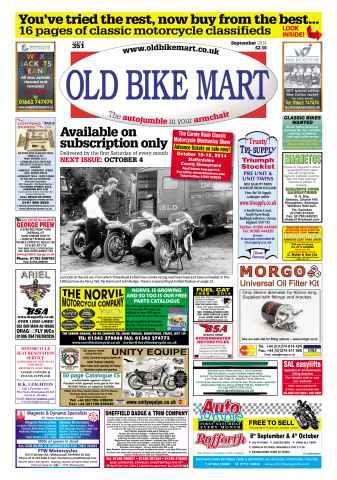 Old Bike Mart issue September 2014