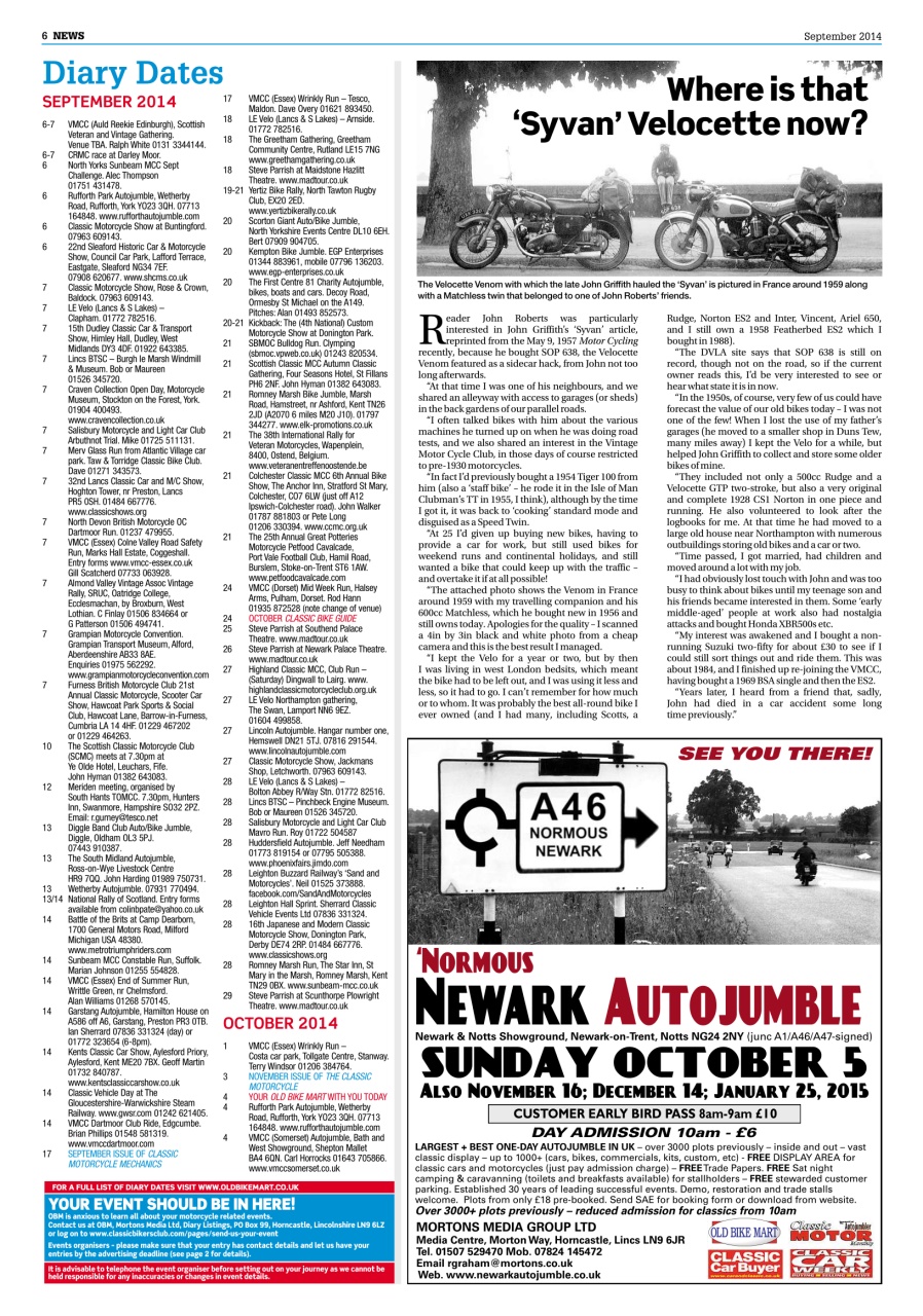 Old Bike Mart Preview Pages