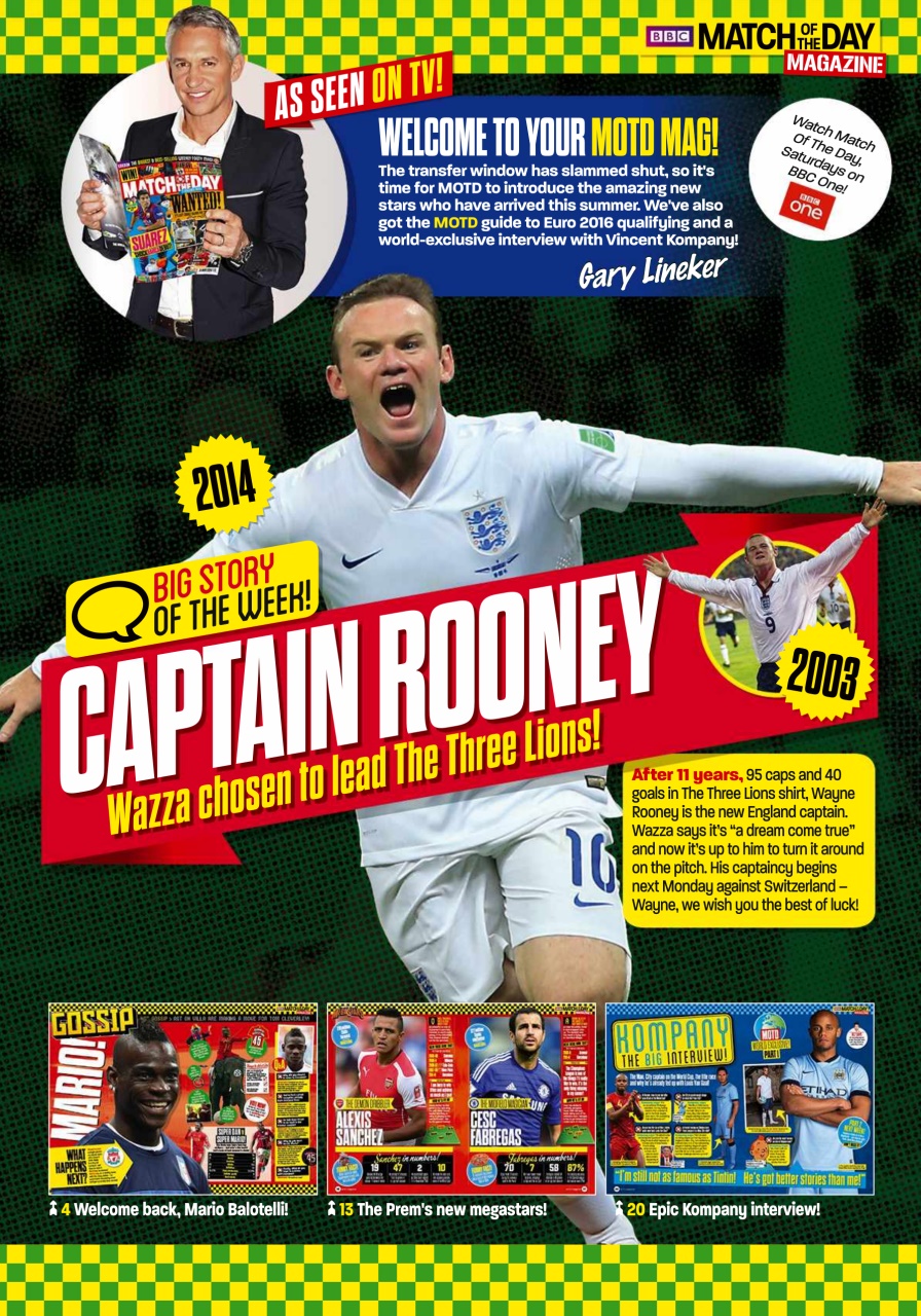 Match of the Day Preview Pages