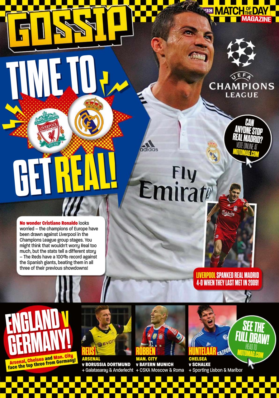 Match of the Day Preview Pages