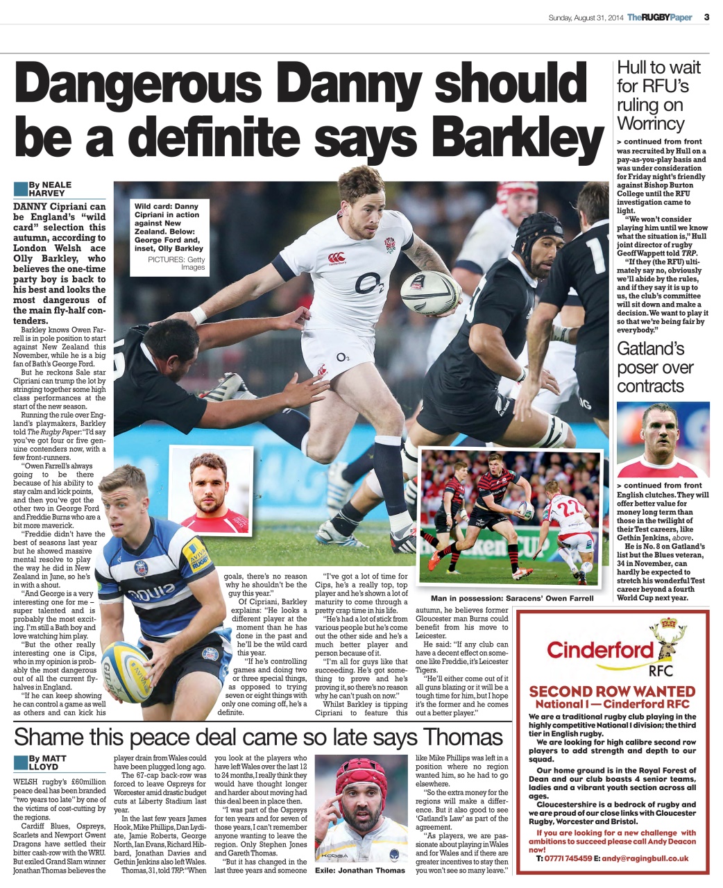 The Rugby Paper Preview Pages